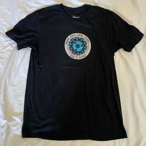Iron Man Avengers Tony Stark Arc Reactor Official Shirt Black Medium New
